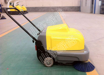 Walk Behind  Floor Sweeping Machine With Large Battery Capacity
