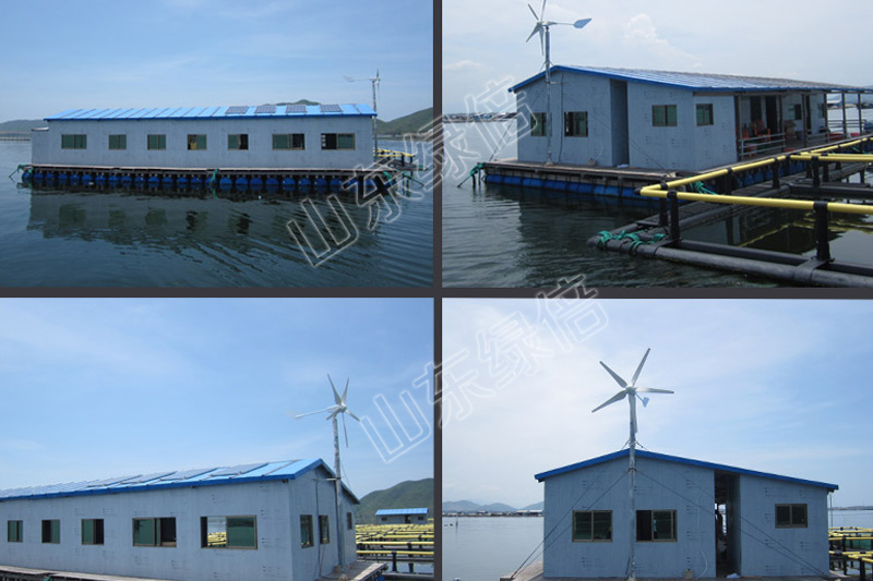 Wind and Solar Power Supply System for FIshin Raft