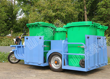 LB-BJ-C809 Electric Sanitary Garbage Truck With Four Barrels