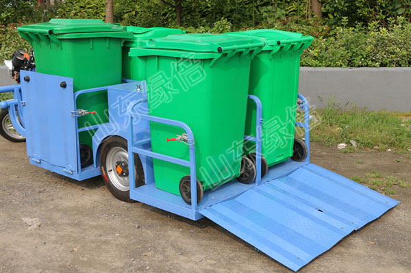 LB-BJ-C809 Electric Garbage Vehicle With Four Barrels