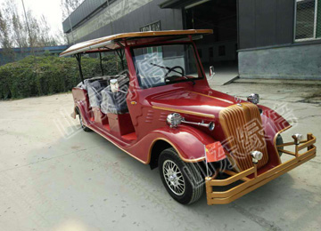 CE Approved Electric Vintage Golf Car With 6 Seats 