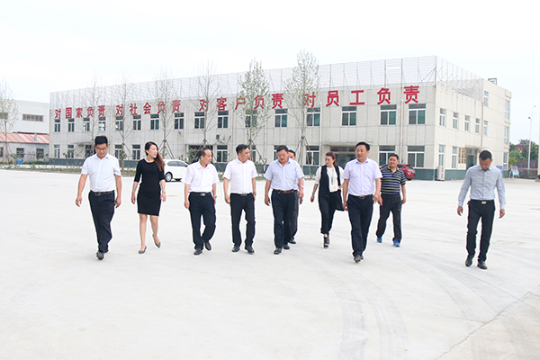 Welcome Yankuang Group Leaders to Visit Parent Group of Shandong Lvbei New Energy Saving Company  