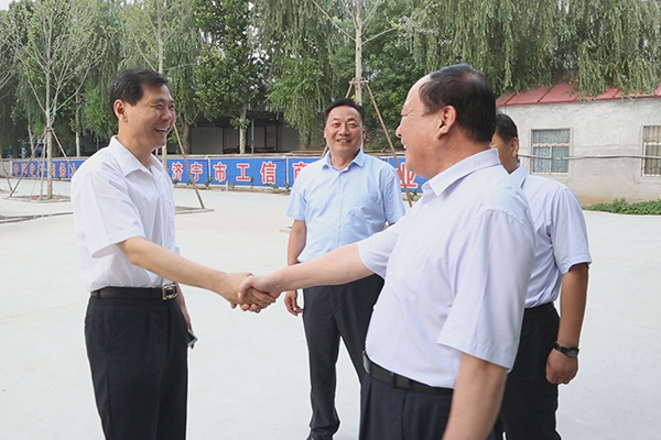 Welcome Leaders of City Procuratorate, City Court, High-tech Zone Police Department to Visit Parent Group of Shandong Lvbei 