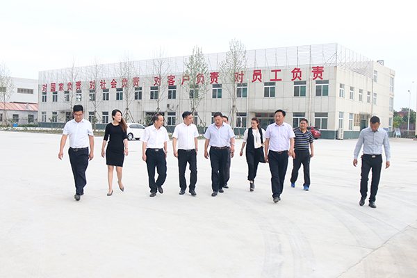 Welcome Yankuang Group Leaders to Visit Parent Group of Shandong Lvbei New Energy Saving Company 