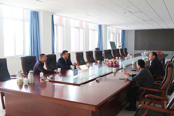 Warmly Welcome Shandong Dacheng Group Chairman Zhang Mingwu To Visit Parent Group of Shandong Lvbei New Energy