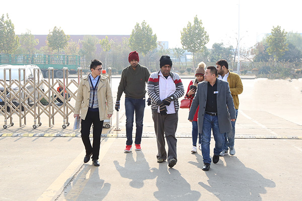 Warmly Welcome Indian Merchants To Visit Shandong Lvbei For Rock Drill