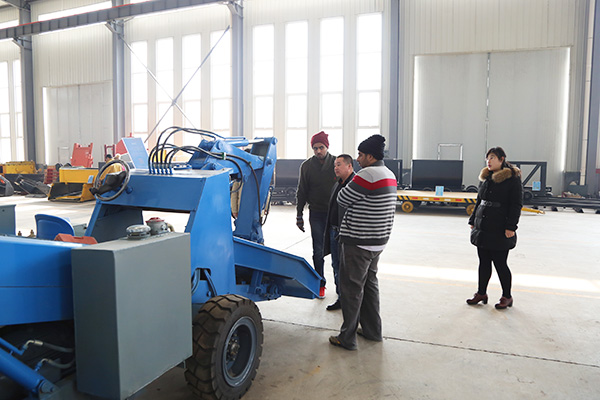 Warmly Welcome Indian Merchants To Visit Shandong Lvbei For Rock Drill