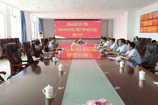 Warmly Welcome ISO9000 Quality Management System Certification Experts To Visit Shandong Lvbei For Annual Certification