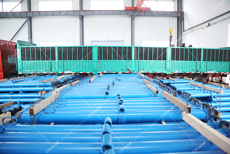 A Batch Of Mining Single Hydraulic Props From Shandong Lvbei Was Sent To Shouyang, Shanxi