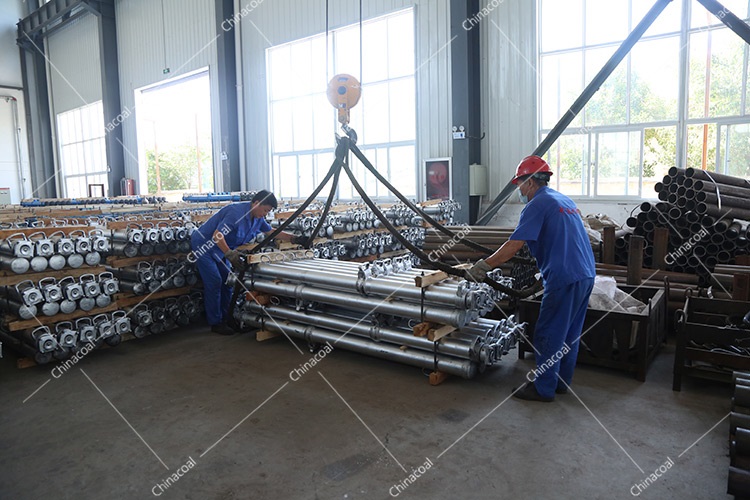 Shandong Lvbei Send A Batch Mine Single Hydraulic Prop To Datong, Shanxi