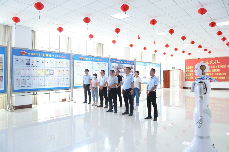 Warmly welcome the leaders of Yijinhuoluo Banner Investment Promotion Center to visit Shandong Lvbei   